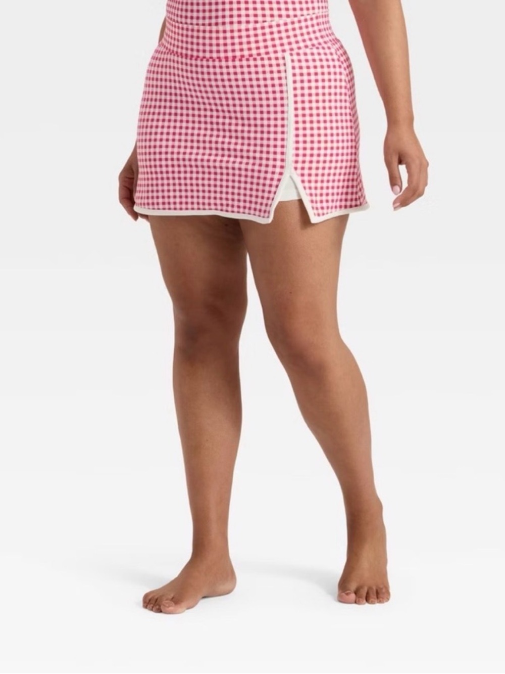 All in Motion Barry Pink Gingham Everyday Soft Skort
